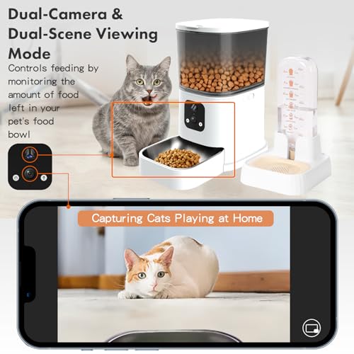 3L Automatic Cat Food Feeder with Camera F136