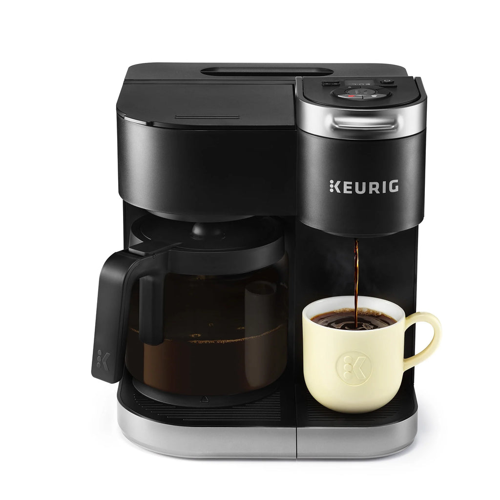 Black Single Serve & Carafe Coffee Maker P890