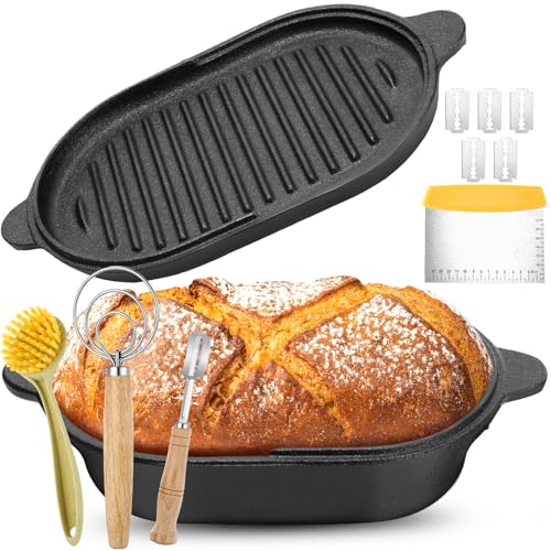 Pre Seasoned Cast Iron Dutch Oven with Lid I2984