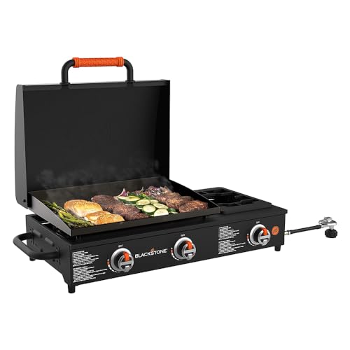 22 inch Black Flat Top BBQ Griddle S8155