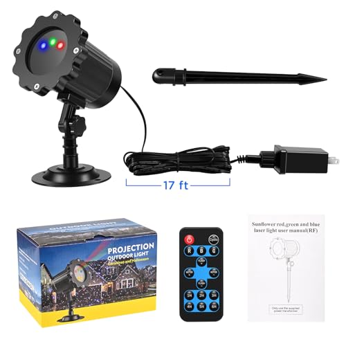 Christmas Laser Lights Projector with RGB Star Show A879