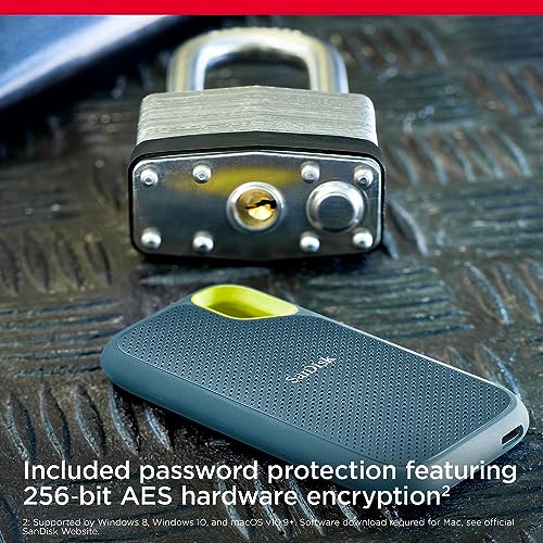 Portable SSD - USB-C, USB 3.2 Gen 2 - External Solid State Drive U22293