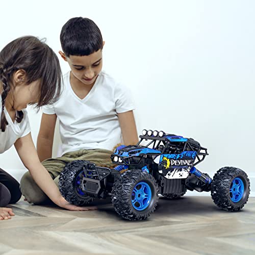 1:12 4WD Remote Control Monster Truck with Lifting Function (Blue) I434