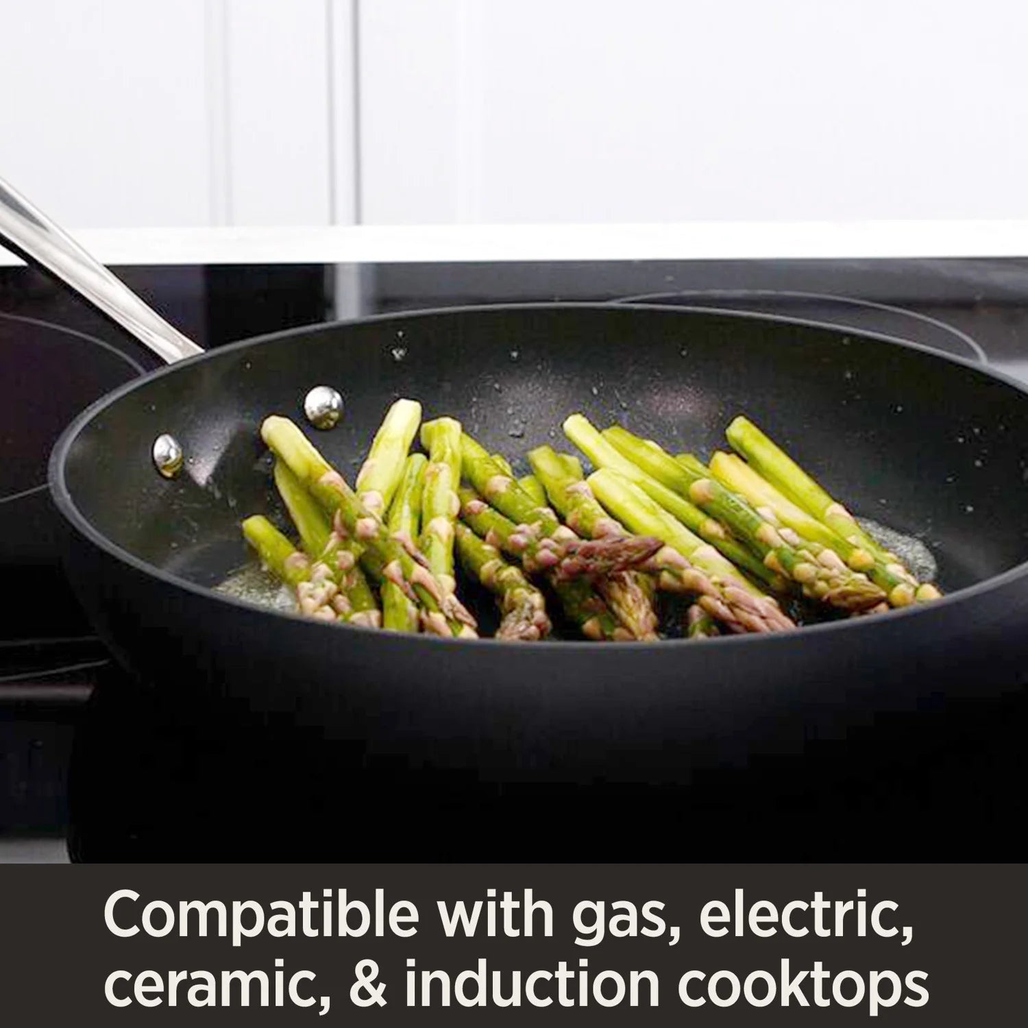 2 Piece Nonstick Hard Anodized Fry Pan Set, 10 & 12 inch E83110