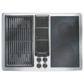 30x22 Stainless Steel Electric Downdraft Cooktop J66736