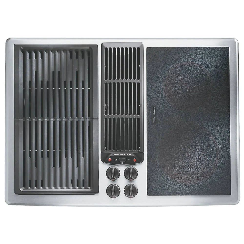 30x22 Stainless Steel Electric Downdraft Cooktop J66736