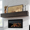 Oak Floating Mantel Shelf 60 X 9 X 6 inch J16142
