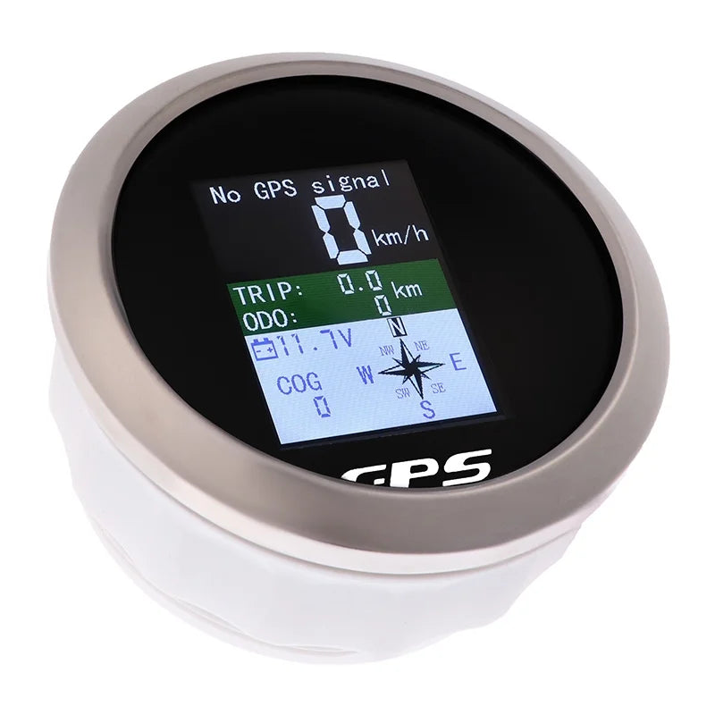 85mm LCD Digital GPS Speedometer Odometer Gauge N73705