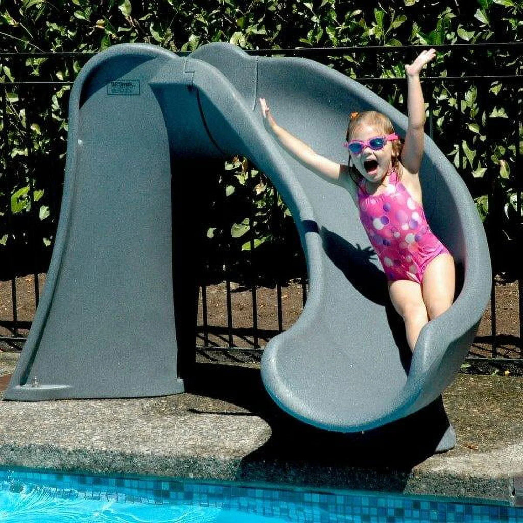 Gray Granite Pool Slide U4785
