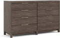 8 Drawer Double Dresser Dark Chocolate N98213