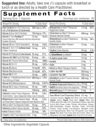 Women 45+ 1-Daily Multi Multivitamin, 30 Vegetable Capsules I4577