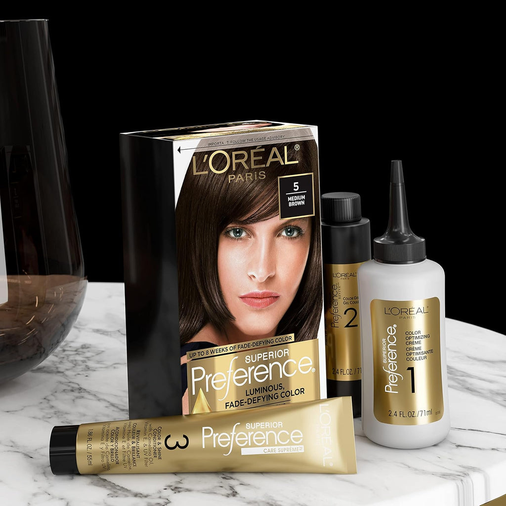 Medium Golden Brown 5G Permanent Hair Color (Pack of 3) N81169