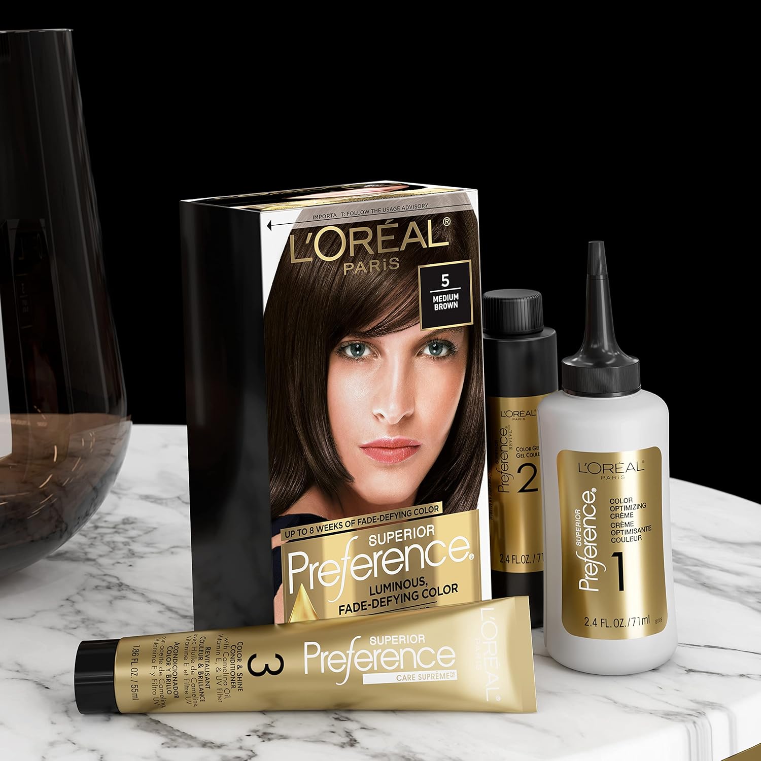 Medium Golden Brown 5G Permanent Hair Color (Pack of 3) N81169