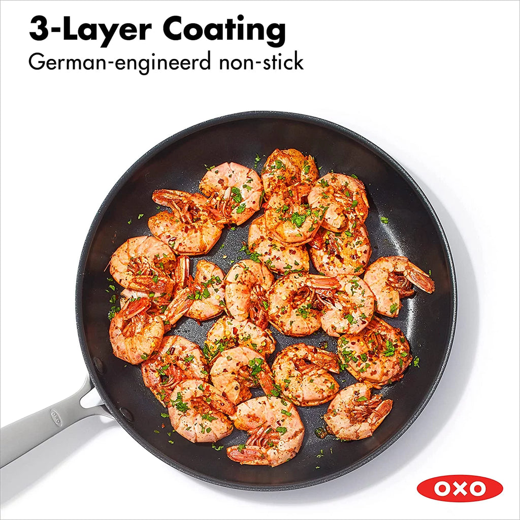 10 Piece Nonstick Gray Cookware Set S412217