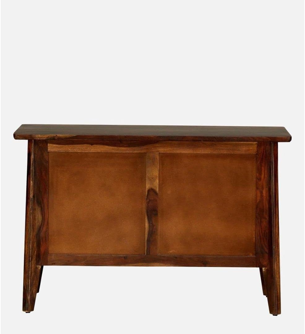 Mango Wood Chest of 4 Drawer Teak Finish Cabinet Storage Units J22305