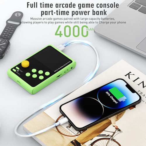 3.5-Inch IPS Screen Retro Handheld Game Console with 5000 Built-in Games P2664