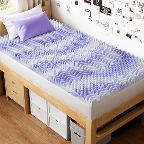 3 Inch Queen Memory Foam Mattress Topper with Cooling Gel Infused Foam M464087