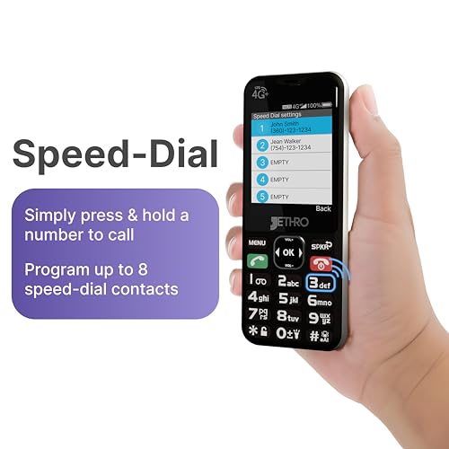 Large Button Cell Phone with 4GB High-Speed Data 6-Month Plan B63581