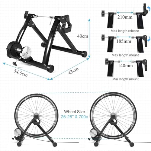 6 Gears Magnetic Bike Trainer Stand I998