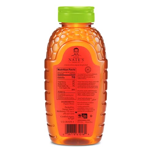 Organic Raw Unfiltered Honey - 32oz. Squeeze Bottle S7744