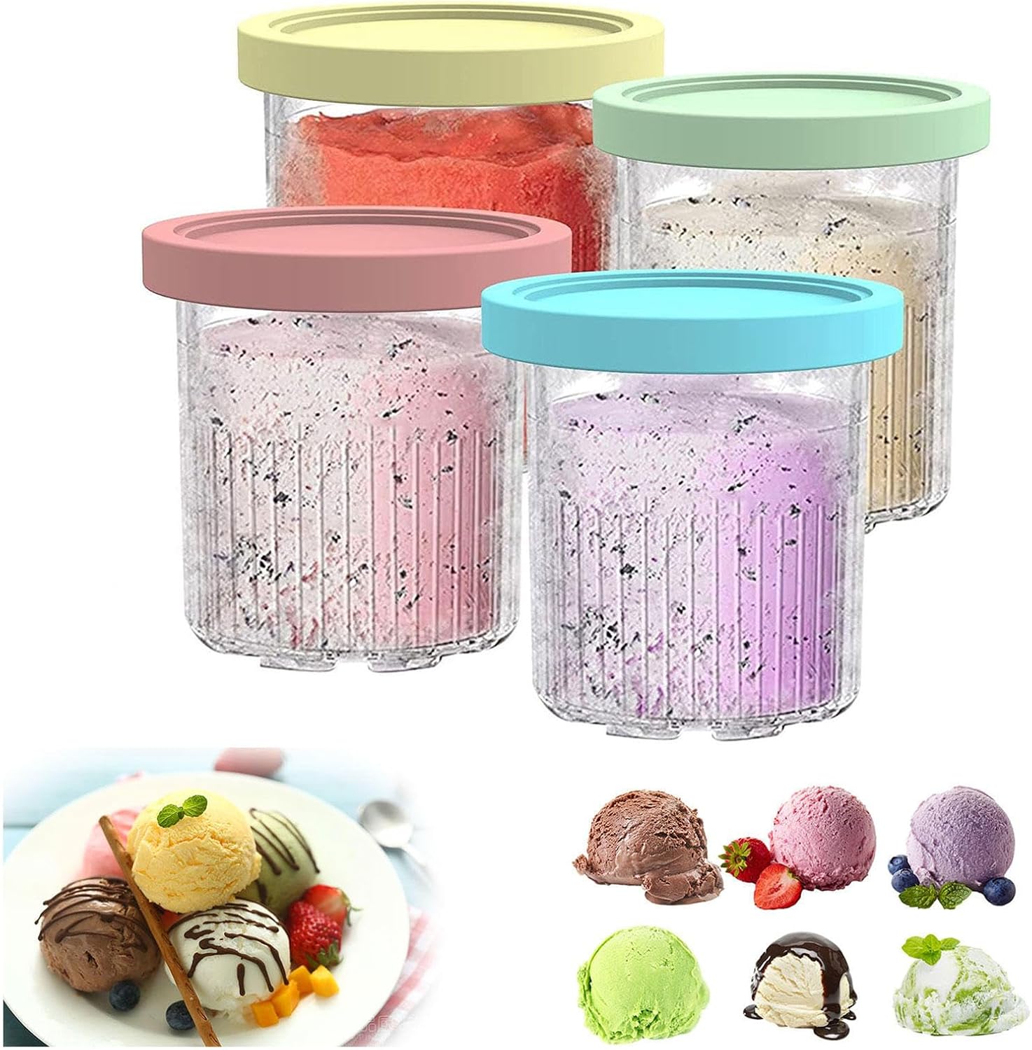 24 OZ BPA-Free Creami Pints W3018