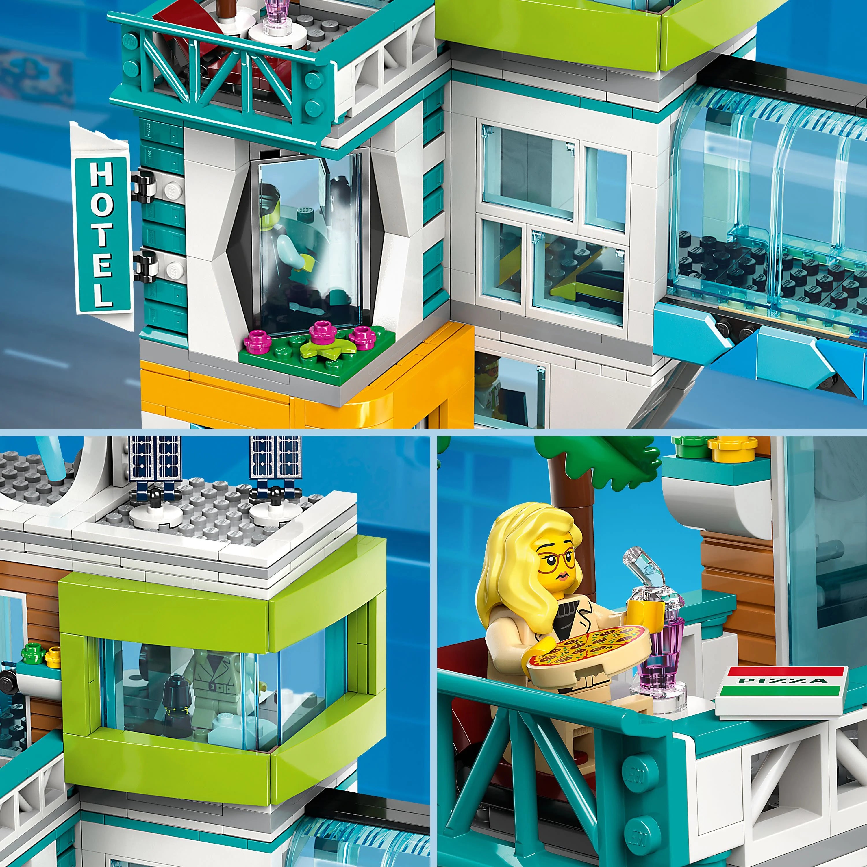LEGO City Building Toy Set with 14 Minifigure Characters and Dog Figure D9998