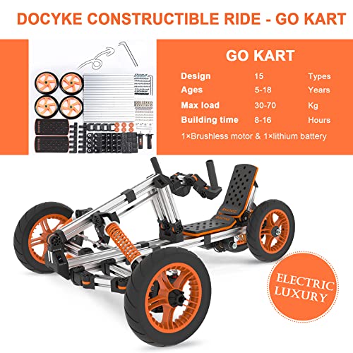 Electric Go Kart Battery Powered 800W Motor X1546