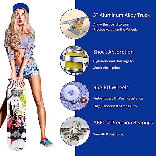 31 Inch Complete Skateboard D8003