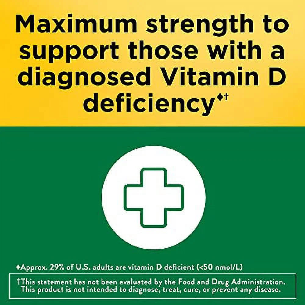Vitamin D3 10000 IU 60 Softgels Dietary Supplement V917