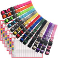 14 PCS Soft Nylon Adjustable Breakaway Safety Whelping Litter Collars C411653