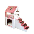 White Triple Pet House X741