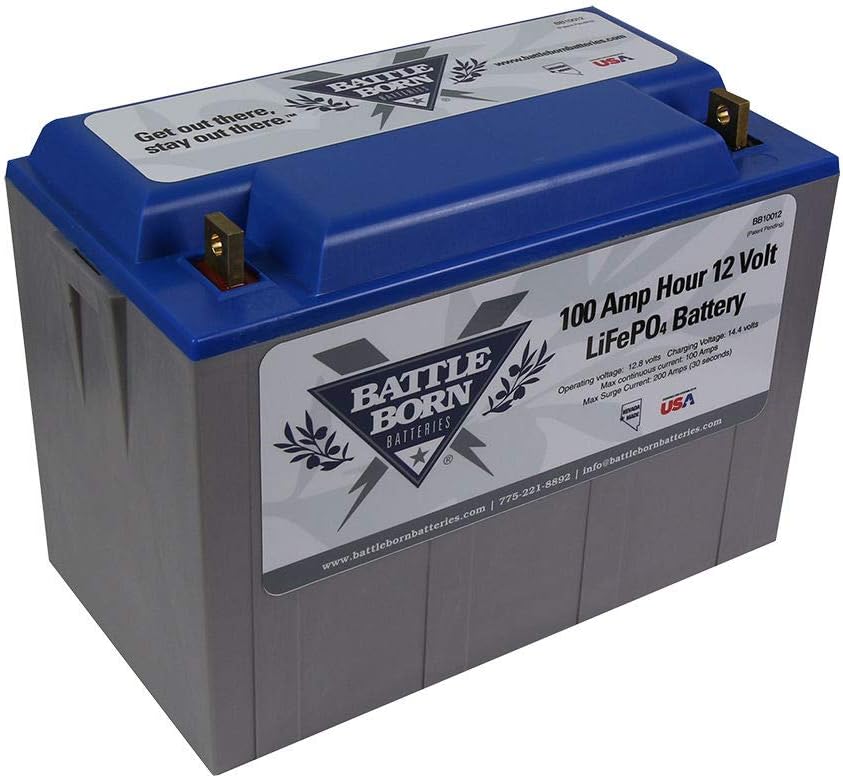 100Ah 12v LiFePO4 Deep Cycle Battery with Built-In BMS J8788