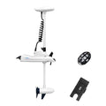 White 12V 55LBS 48inch Bow Mount Trolling Motor with Remote Control B45596