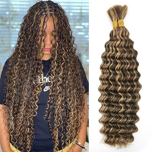 100g 100% Unprocessed Brazilian Virgin Curly Braiding Human Hair Extensions T209