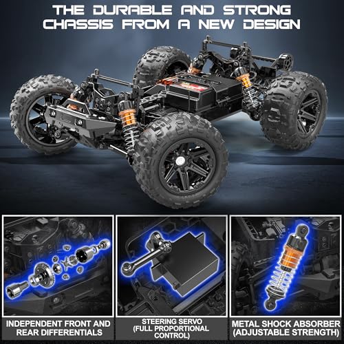 1:14 Scale 4WD Off-Road RC Truck with 2 Rechargeable Batteries I868854
