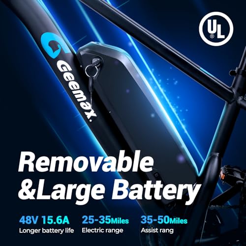 26" x 4.0 Fat Tire Electric Bike, 1000W Peak 1500W 48V 15.6Ah Lithium Battery, 35MPH, 21-Speed B60097