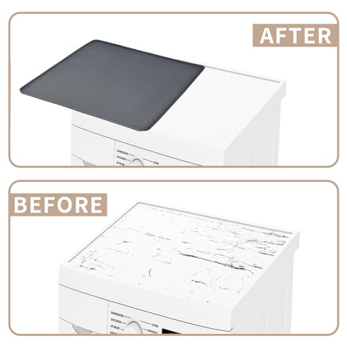 23.6" x 23.6" Silicone Non-slip Waterproof Washer and Dryer Top Protector Mat T353