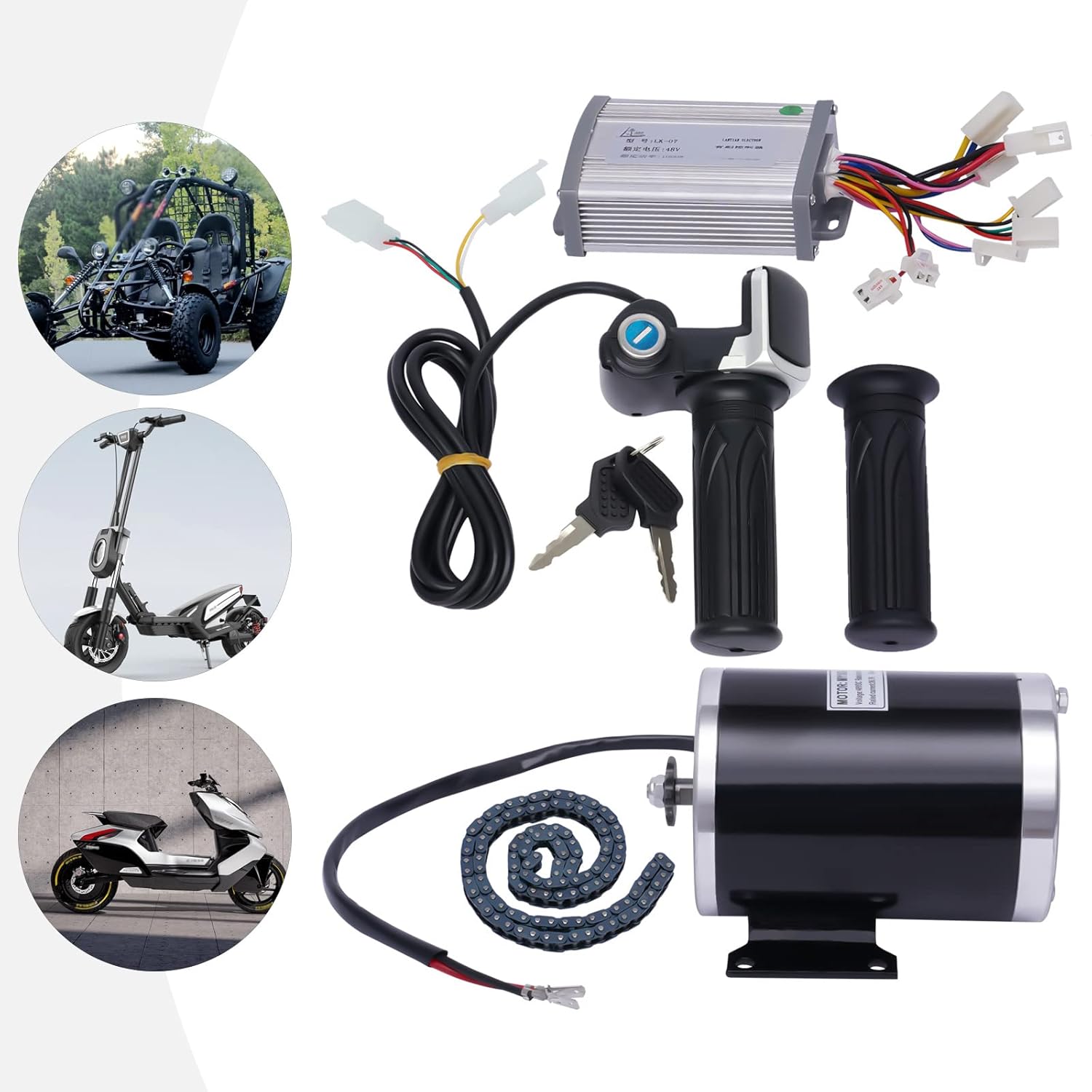 48V 1000W Brush Electric Bicycle Motor Kit B942482