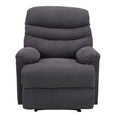 Gray Microfiber Manual Standard Recliner Y617993