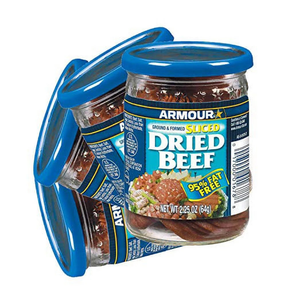 Sliced Dried Beef, 2.25 OZ, 6 Count S925