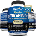 120 Capsules Berberine HCL 1200mg Plus Ceylon Cinnamon M5112