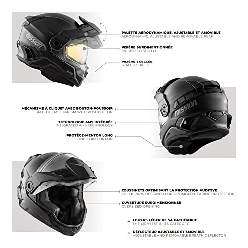 Blue Snow Helmet with Electric Shield O935072