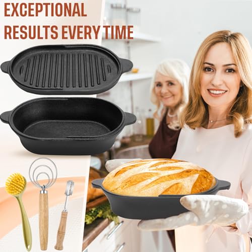 Pre Seasoned Cast Iron Dutch Oven with Lid I2984