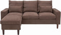 Convertible Sectional L-Shaped Fabric Sofa C136713