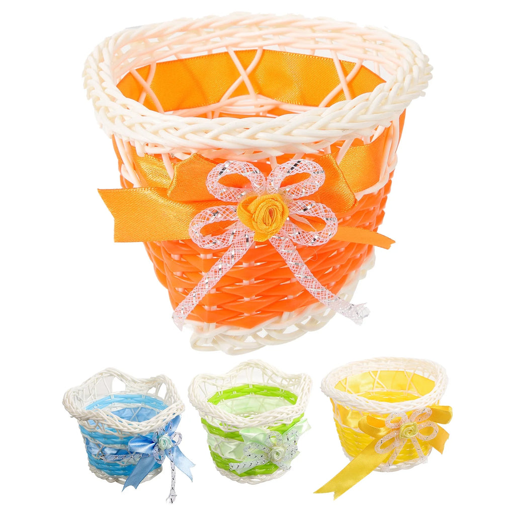 4 Pcs Rattan Flower Basket O33770