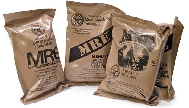 6 Packs Mixed Genuine U.S. Military MRE K479339