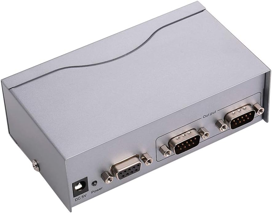 8 Port RS232 Serial Splitter Switch Box with Power Adapter X97207