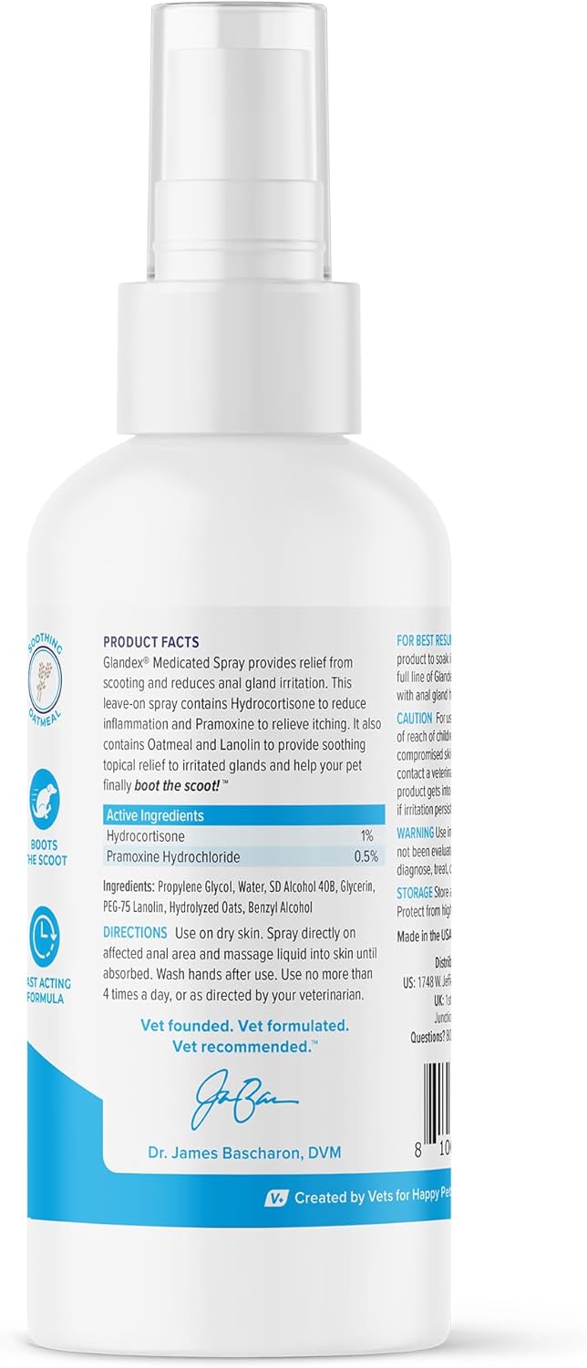 Medicated Dog Anal Gland Spray (4oz) S90394