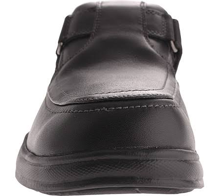 Black Leather Men's Shoes S711157