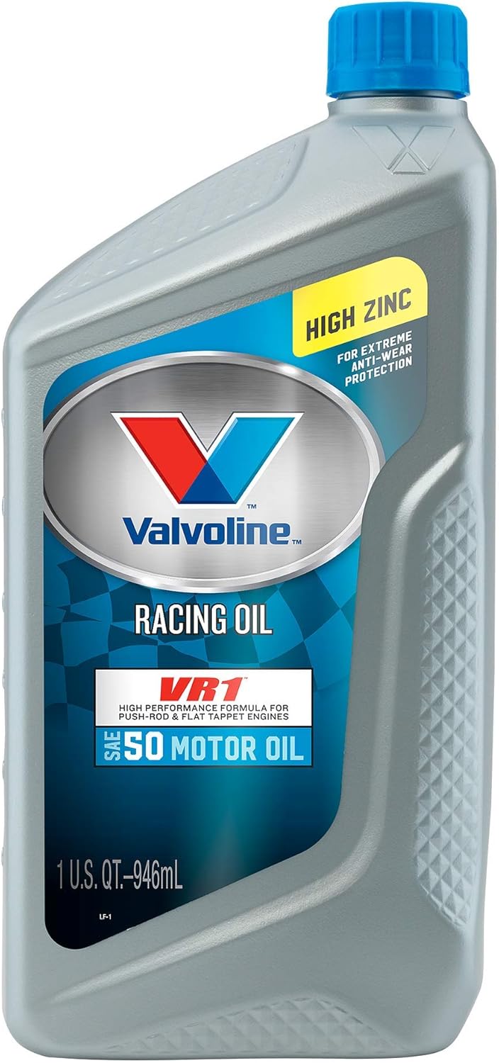 SAE 20W-50 High Zinc Motor Oil 1 QT, Case of 6 F55134